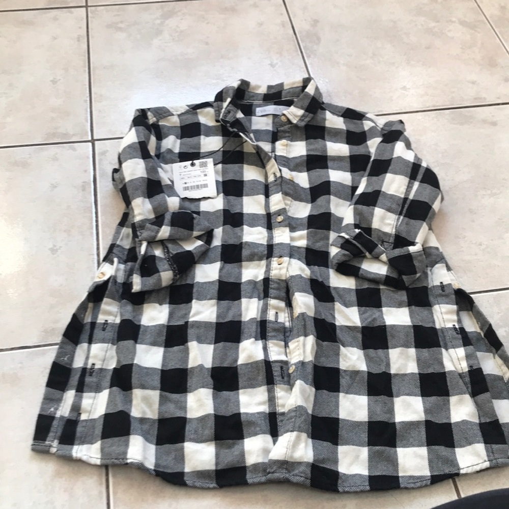 Zara girls tunic NWT